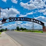 stockyards city sign in fort worth texas