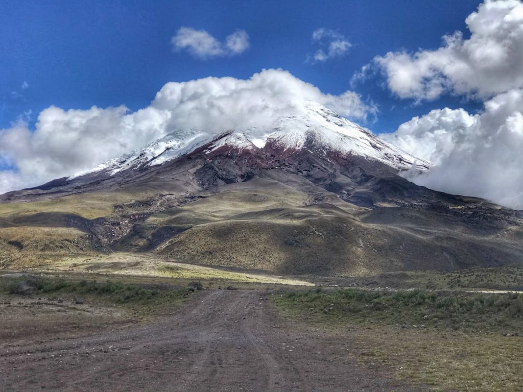 view of cotopaxi volcano