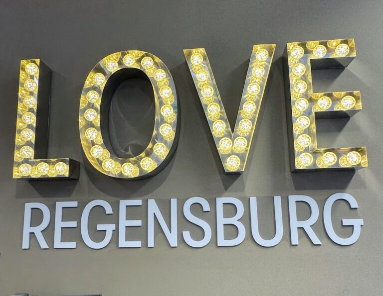 LOVE regensburg letter sign in tk maxx germany